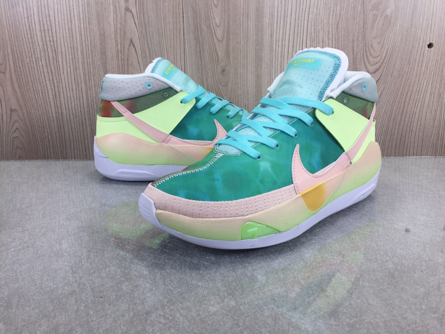 2020 Nike Kevin Durant 13 Music Jade Green - Click Image to Close